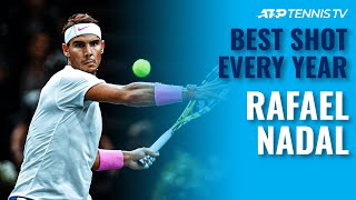 Rafael Nadal Best Shot Every Year on Tour  20032020 [upl. by Ethbun]