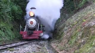 🇧🇷 Trem em ApiúnaSC  232 Steam locomotive  Brasil [upl. by Ardek]