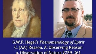 Half Hour Hegel Phenomenology of Spirit Reason Observation of Nature sec 259261 [upl. by Furr]