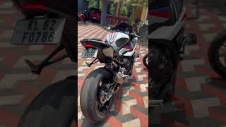 BMW S1000RR PRO M SPORT with Akrapovic exhaust sound [upl. by Surbeck158]