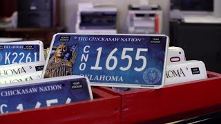 Chickasaw Nation License Plates [upl. by Eldin]