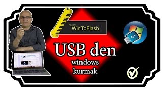 Windows 7 iso dosyasını Flash belleğe yüklemek [upl. by Earvin]