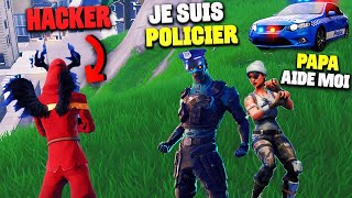 Jai troll un GAMIN en trichant il RAGE puis appelle son PÈRE GENDARME et [upl. by Yamauchi939]