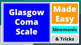 Glasgow Coma Scale Made Easy with Mnemonics amp Tricks gcs mbbs neetpgpreperation mnemonic comas [upl. by Aurelia]