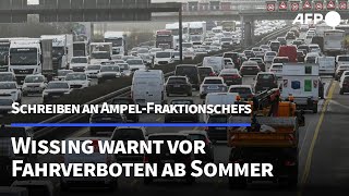 Wissing warnt AmpelKoalition vor Autofahrverboten ab Sommer  AFP [upl. by Sile]