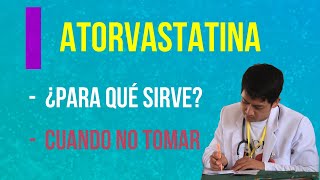 💊💊ATORVASTATINA para que SIRVE💊💊 CUANDO NO TOMAR💊💊 [upl. by Schug]