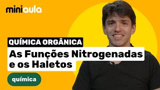 As Funções Nitrogenadas e os Haletos  Química Orgânica  MINIAULA [upl. by Sanjay256]