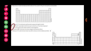 Reproduza o modelo da tabela periódica abaixo em seu caderno e faça as marcações que são pedidas [upl. by Ahsaek]
