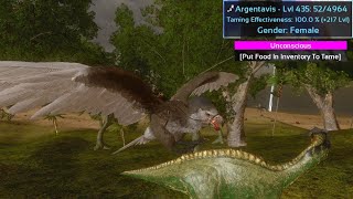 HIGH LEVEL ARGENTAVIS TAMINGStone gateway Ark Survival Evolved Mobile [upl. by Eenal870]