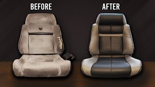 HOW TO REUPHOLSTER CAR SEATS [upl. by Harvison]