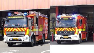 Ziegler amp Rosenbauer Einsatzfahrten Feuerwehr Esch an der Alzette [upl. by Jordanna]