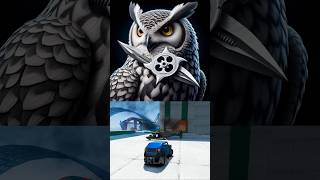 I Do Jutsus 🦉🔥🏯 ai funnyanimals funny shorts gta5 [upl. by Aicerg]