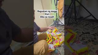 Bagsakan ng maggi kari dito sa riyadh ksa yakan boymalasa comedy funny funnymemes [upl. by Hsirahc]