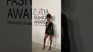 Tyla live at CFDA fashion showshe ateee 🔥 amazonfashion vogue justforfun fashion [upl. by Eened164]