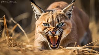 Caracal  The High Jumping Cat of Africa [upl. by Arrio996]