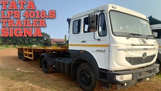 TATA LPS 4018S SIGNA TRAILER 2019 BS 4 [upl. by Gayla747]