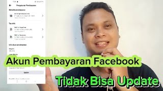 Akun Pembayaran Facebook Tidak Bisa Di Update [upl. by Atiuqal]