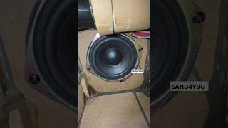 bass testing time impex subwoofer 80w 4quot 7corr speaker conation shorts shortvideo [upl. by Iinden]