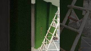 Artificial grass installation construction civilengeeniring civilenginering viralvideo [upl. by Robinetta]