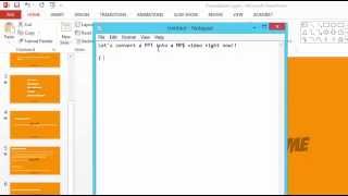 How to convert a PPT or PPTX file to mp4 or wmv video for youtube for Free [upl. by Fiertz]