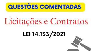 Questões de concurso Licitações e Contratos  Lei 141332021 [upl. by Charis]