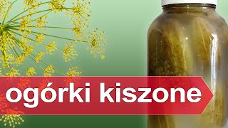 Jak kisić ogórki  domowy sposób na kiszenie ogórków w słoiku ogórki kiszone [upl. by Hteik534]