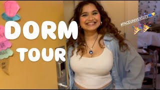 College Dorm Tour 182 Broadway PACE NYC [upl. by Gayleen]