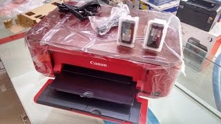 Unboxing Budget Canon MG3670 AllinOne WiFi Color Printer [upl. by Asserrac]