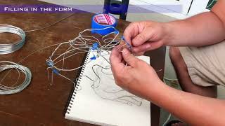 Wire Sculpture Tutorial [upl. by Arlo]