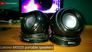 Lenovo M0520 portable speakers [upl. by Ordisi186]