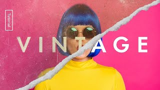 How to Create a Vintage Photo Look – Photoshop Tutorial [upl. by Klenk681]