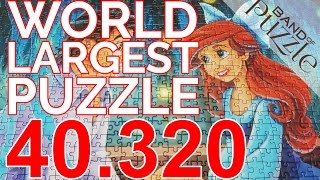 World largest Puzzle  40320 Pieces  Arielle by Ravensburger Cover II [upl. by Pillihpnhoj222]