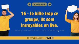 25 phrases dargot français les plus courantes que vous devriez connaître [upl. by Erasme]