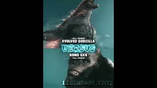 EVOLVED GODZILLA VS KONG  LegendaryEdits 🔥 alightmotion edit fypviral [upl. by Eisse]