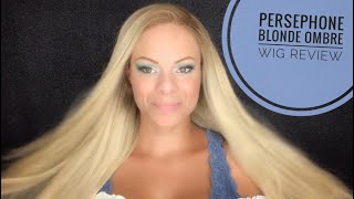 💫 Persephone 13x6 Lace Front Wig Review Ombre Blonde  Light root  Amazon Wig 😻 [upl. by Kristien]