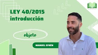 Ley 402015 introducción [upl. by Odel]