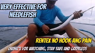 Fastest way of Catching Needlefish using RENTEX Microfiber pang ulam [upl. by Pomcroy192]