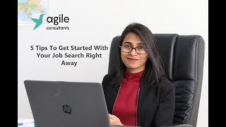 Agile Consultants  5 tips to get started with your job search right away [upl. by Anilet]