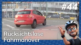 😵‍💫 Rücksichtslose Fahrmanöver und gefährliche Überholmanöver – Dashcam Berlin Cycling Diary [upl. by Oznol]