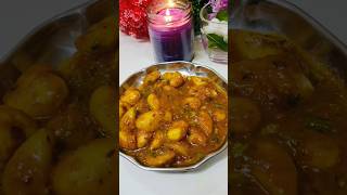 Shingara ki Sabji  Water chestnut Recipe shorts shortvideo [upl. by Kassaraba]