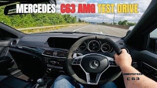 Mercedes AMG C63 POV Test Drive Edition 507 Motorway  Highway [upl. by Musa108]