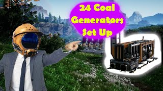 The Easiest Set Up For 24 Coal Generators in Satisfactory 10 [upl. by Annig]