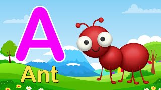 A for Ant  B for Butterfly  ABC Alphabet song  Learn Phonics song for Childrenabcd kidslearn [upl. by Steel860]