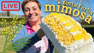 TORTA FURBA MIMOSA  Ricetta in Diretta [upl. by Iteerp]