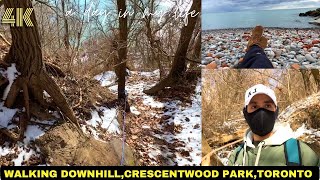 Crescent wood park Toronto  Walking Tour 4K HDR 60fps [upl. by Winchell]