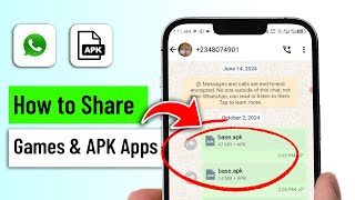 How to Share Games amp APK Apps to WhatsApp [upl. by Yvette]