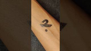 HOW TO MAKE A R NAME TATTOO SIMPLE ideatattoo tattooideas art tattooartist art shorts [upl. by Notloc]