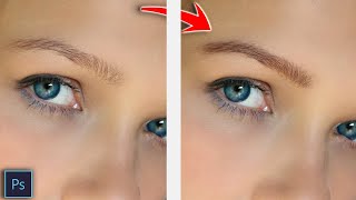 How To Make Eyebrows Darker In Photoshop 2 Min [upl. by Shaylyn937]