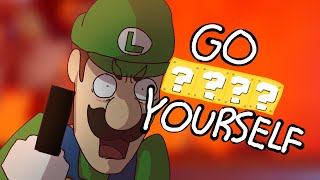 Mario Movie Voice Actors cursing but its Luigi an animation [upl. by Phillane]