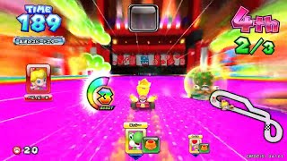 Mario Kart Arcade GP DX 720p with Baby Peach on the Omatsuri Circuit マリオカート アーケードグランプリDX 019 [upl. by Yleve]